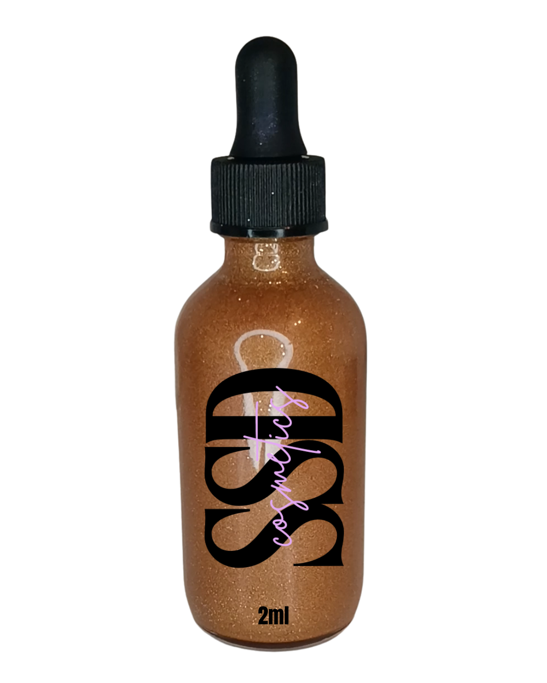 Bronze Shimmer Glitter Body Oil